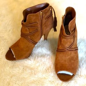 Vince Camuto Astan Leather Suede Ankle Booties